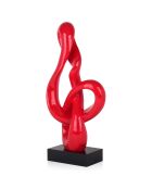 Sculpture en résine Orion rouge - 58x24x15 cm