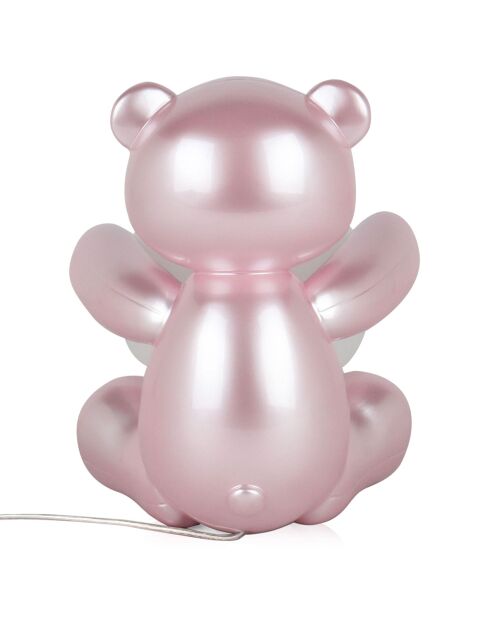 Lampe Ourson rose - 26x20x27 cm