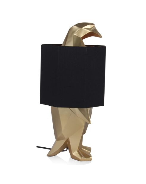 Lampe Pingouin dorée - 52x23.5x23.5 cm