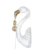 Lampe Flamant blanche - 60x23x23 cm