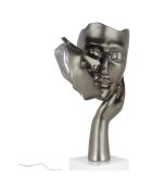 Lampe à led Baiser entre amoureux anthracite - 50x27x14 cm