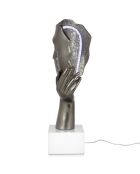 Lampe à led Baiser entre amoureux anthracite - 50x27x14 cm