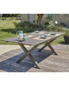 Gartentisch Florida aus Aluminium mit Quarzverlängerung - 180/240x100x77 cm