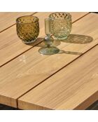 Lavezzi 5-Sitzer-Gartenmöbel aus Aluminium und weißer Kunstholzplatte