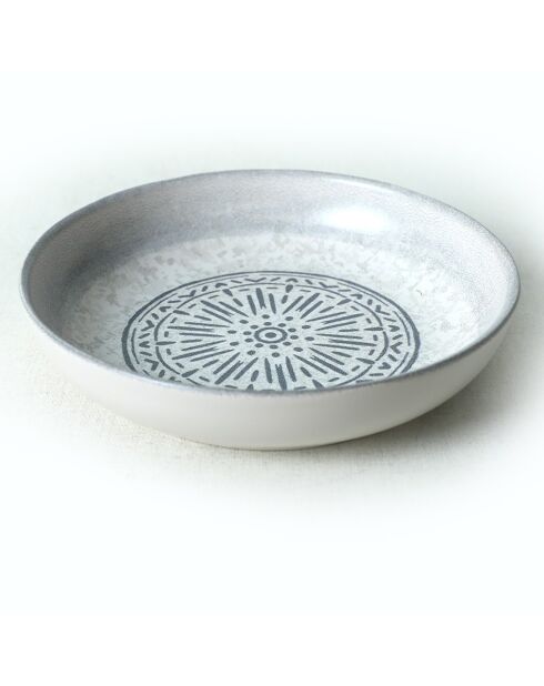 Service de table en céramique gris - 24 pièces