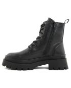 Boots en Cuir Alix noires - Talon 4.5 cm
