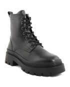Boots en Cuir Alix noires - Talon 4.5 cm