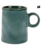 6 Mugs Bio Mystique verts - 37 cl