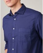 Chemise regular Paul Pat indigo