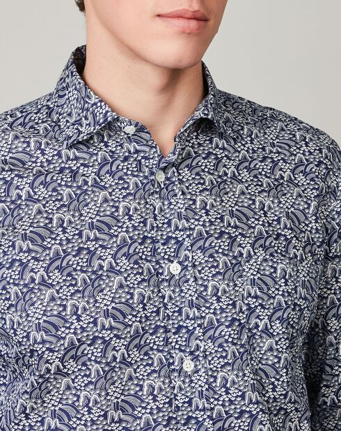 Chemise regular Paul bleue