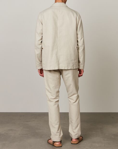 Veste en Coton & Lin Jérôme natural