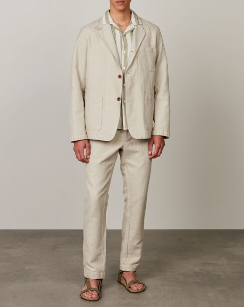 Veste en Coton & Lin Jérôme natural
