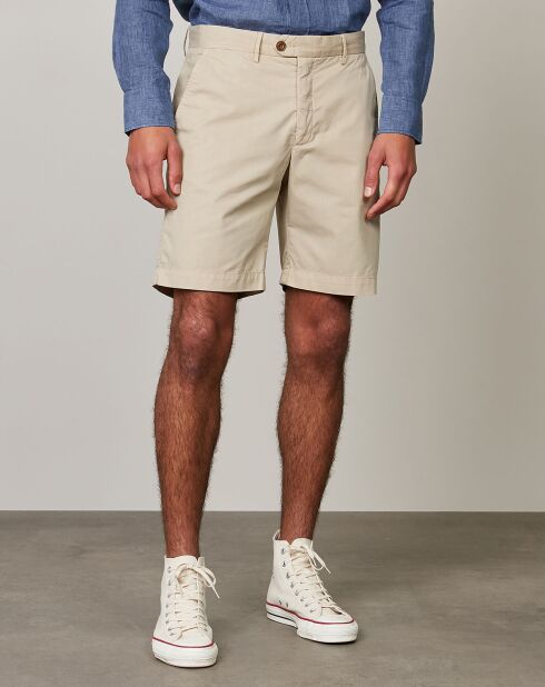 Kaki korte broek Bobby