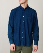 Chemise regular Paul indigo