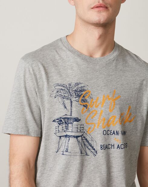 T-Shirt Surf Shack gris