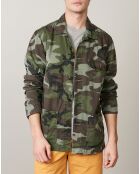 Veste Jules camo overdyed moss