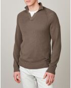 Pull en Coton & Cachemire Open Polo falcon