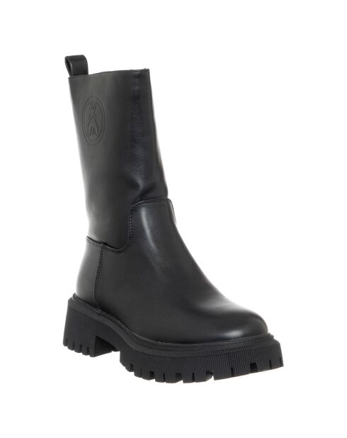 Boots Clémence noires - Talon 5 cm