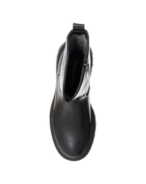 Boots Clémence noires - Talon 5 cm