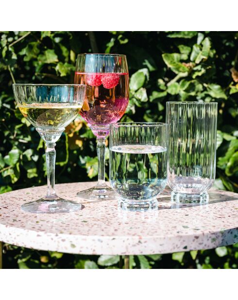4 Coupes à Champagne Florian  transparentes  - 24cl