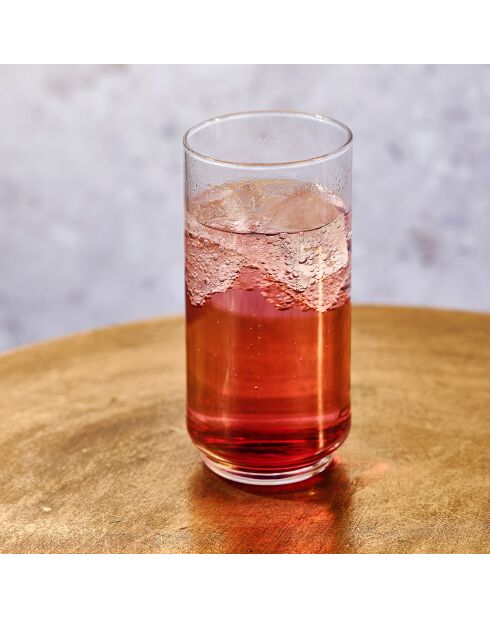 3 Gobelets long drink Lift transparents  - 50cl
