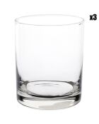 3 Gobelets Globe transparents  - 33cl