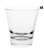 3 Gobelets Conic transparents  - 35cl