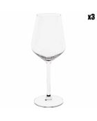 3 Verres à vin à blanc Grace transparents  - 38cl