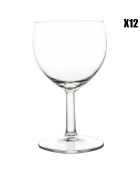 12 Verres à vin Ballon transparents  - 25cl