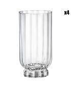 4 Verres long drink Florian  transparents  - 43cl