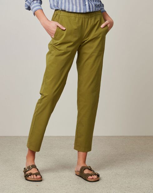 Pantalon Paolo matcha