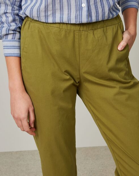 Pantalon Paolo matcha