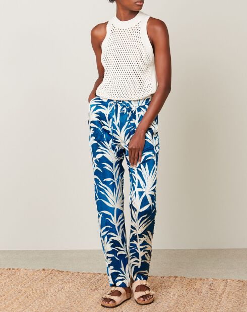 Perline blauwe broek