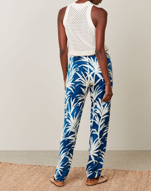 Perline blauwe broek