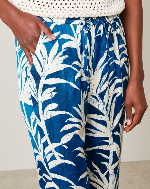 Perline blauwe broek