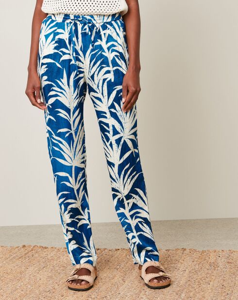 Perline blauwe broek