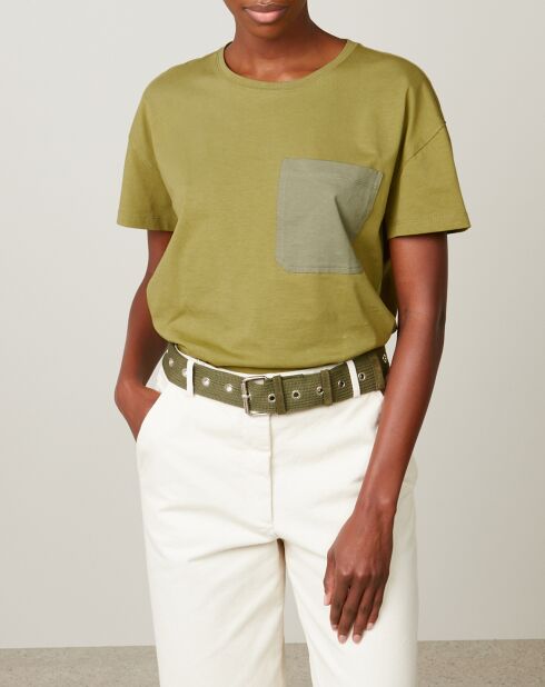 T-Shirt Teruko matcha/army