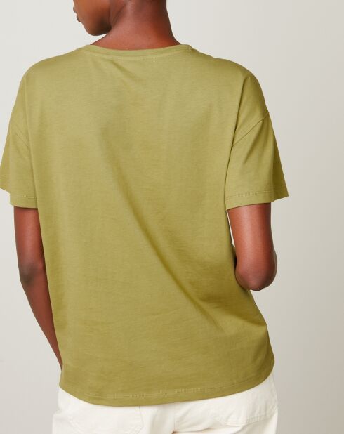 T-Shirt Teruko matcha/army