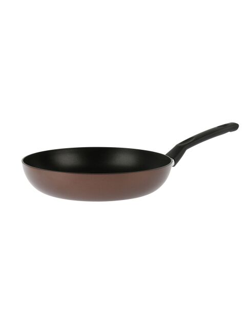 Poêle ebene induction marron - d.28x5.5 cm