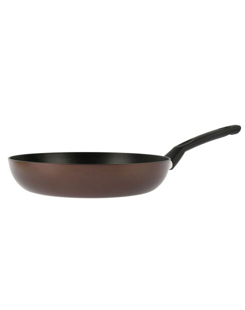 Poêle ebene induction marron - d.28x5.5 cm