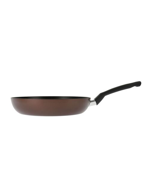 Poêle ebene induction marron - d.28x5.5 cm