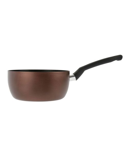 Poêle ebene induction marron - d.20x9 cm