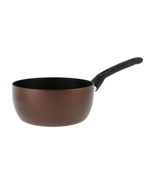 Poêle ebene induction marron - d.20x9 cm