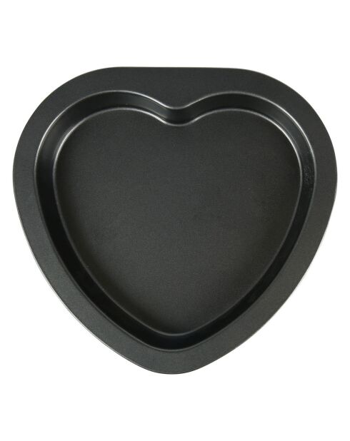 Moule forme coeur gourmandise gris - 22.5x3x21.5 cm