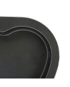 Moule forme coeur gourmandise gris - 22.5x3x21.5 cm