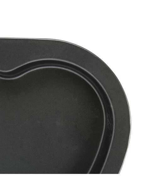 Moule forme coeur gourmandise gris - 22.5x3x21.5 cm