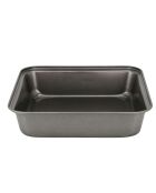 Moule forme carrée gourmandise gris - 23x22x5.5 cm
