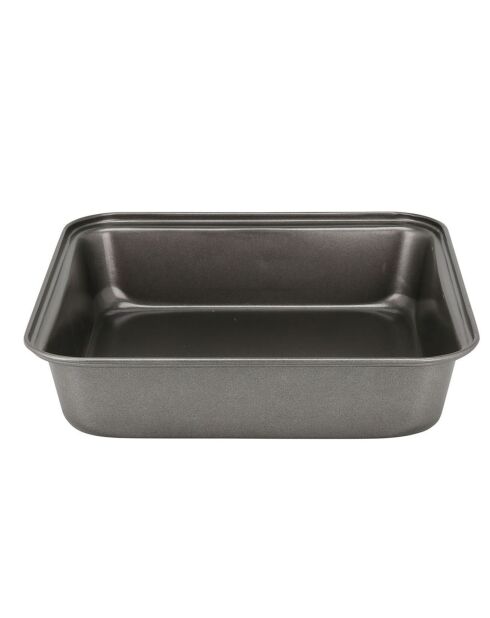 Moule forme carrée gourmandise gris - 23x22x5.5 cm