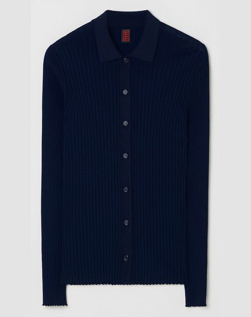 Gilet Laura bleu marine