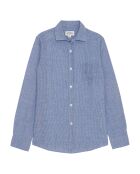 Chemise en Coton & Lin Paul indigo